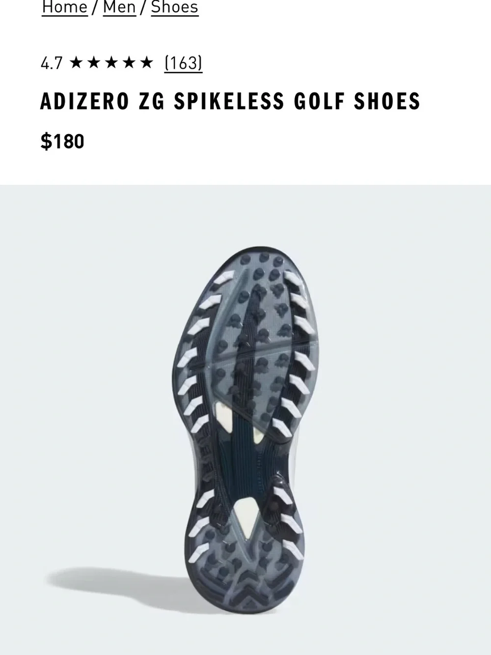 adidas White and Black Athletic Golf Shoes
